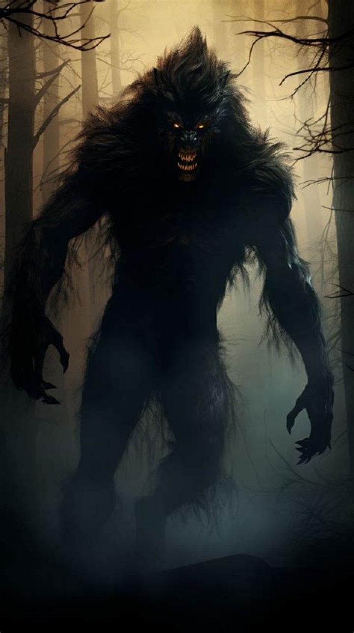 A hunter faces a werewolf in a screenshot from Bloodborne