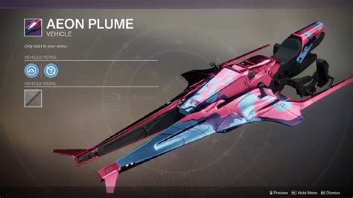 Aeon Plume Sparrow Destiny 2