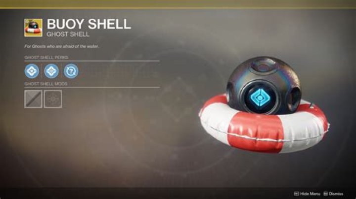 Buoy Shell ghost shell Destiny 2