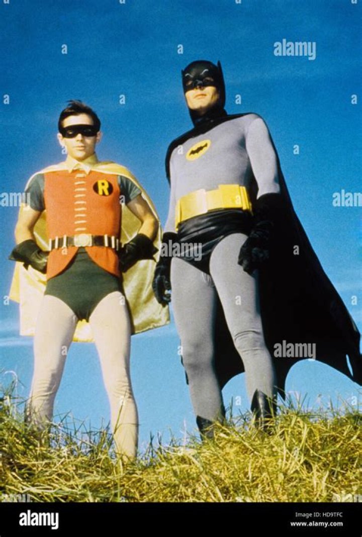Burt Ward and Adam West as Robin and Batman in Batman: The Movie (1966).