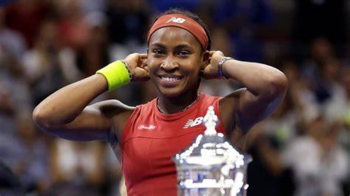Coco Gauff at the 2023 US Open.