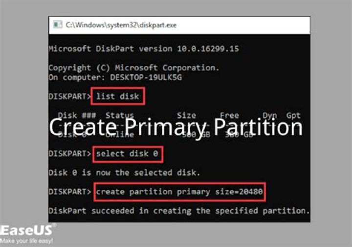 edit primary partition
