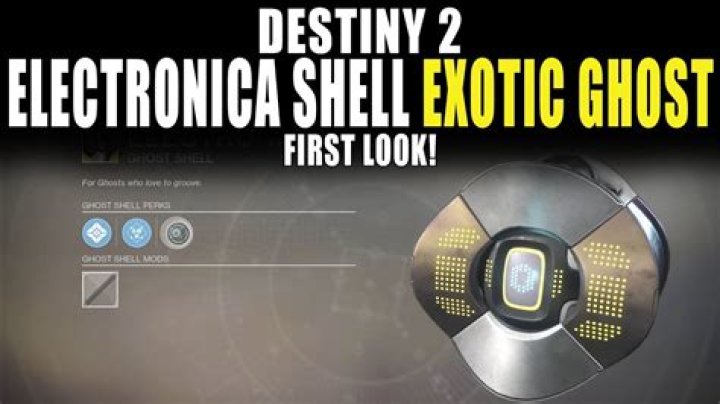 Electronica Ghost Shell Destiny 2