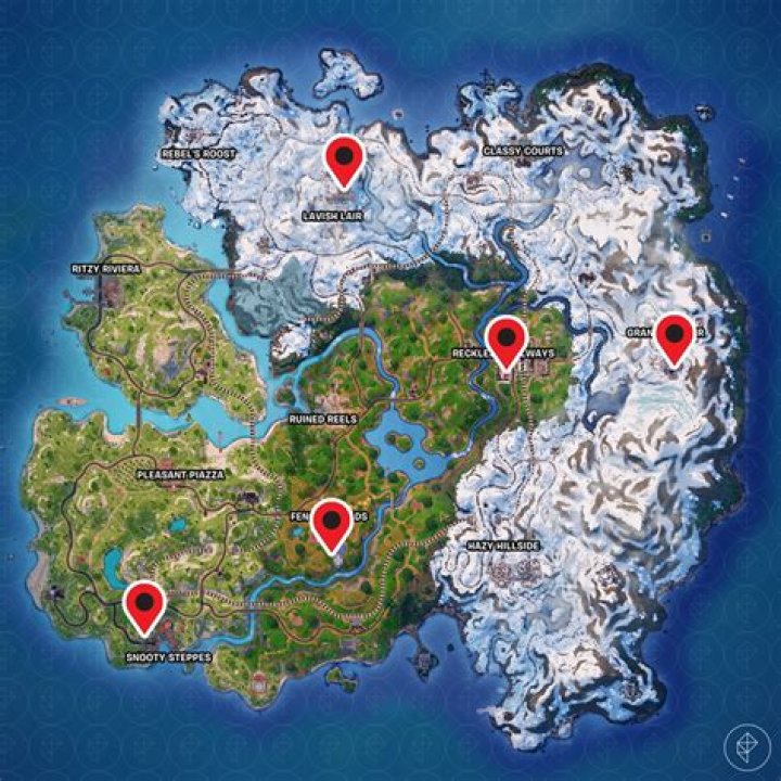Fortnite Underground C5S1 Weapon Mod Bench locations