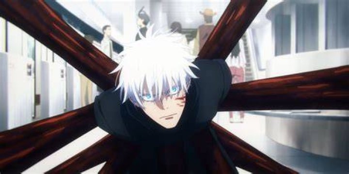 Gojo runs into the closed prison realm (Image via MAPPA)