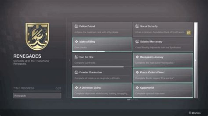 How to unlock all triumphs