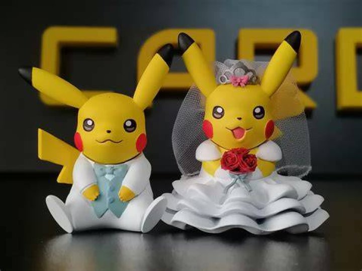 pikachu wedding couple