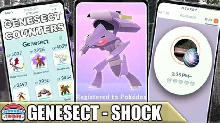 Pokémon Go Genesect best moveset, counters, weaknesses, and raid guide