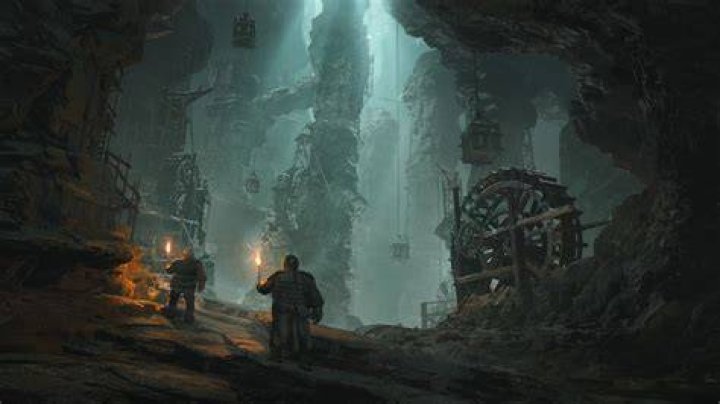 Return to Moria dwarf mining Tin Ore