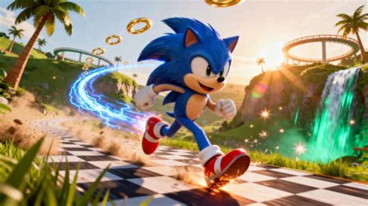 Sonic on the road.