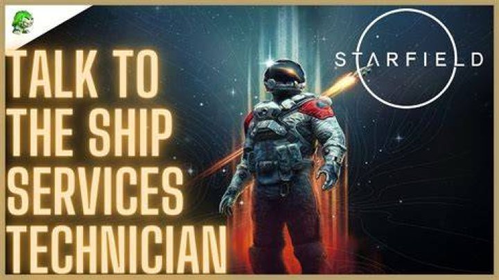 Starfield Ship Services Technician dialogue options to repair, modify, or buy ships.