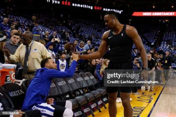 Stephen Curry and Dwight Howard back in 2015