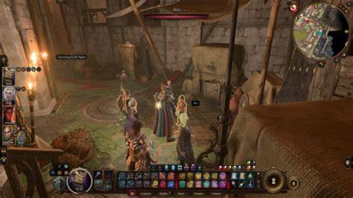 The player confronts Mol in the Guildhall in Baldur&rsquo;s Gate 3