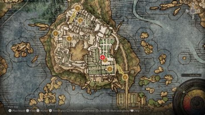 Thops location on Elden Ring&rsquo;s map in the Church of Irith