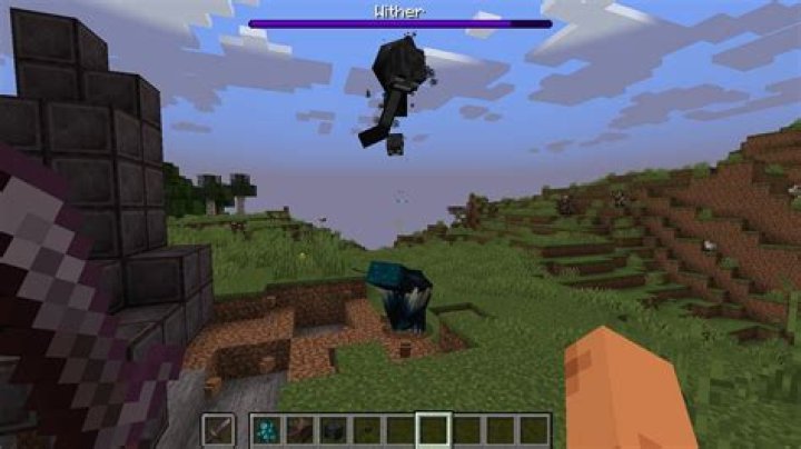 Wither fight (Image via Minecraft)